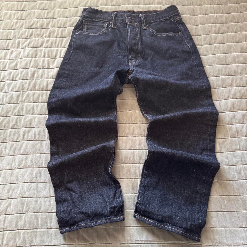 Levi’s 501 Original Shrink To Fit Black Jeans W33 L30 Dark Navy